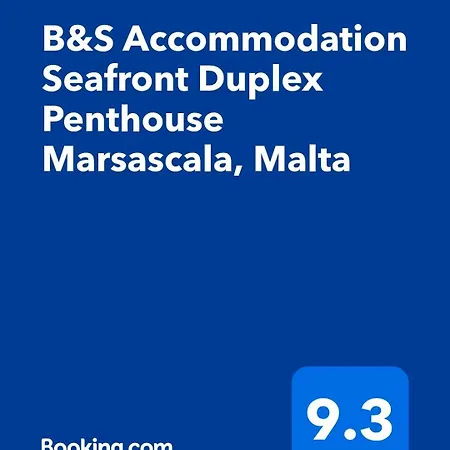 B&s Seafront Duplex Penthouse Marsascala, Malta * Marsaskala